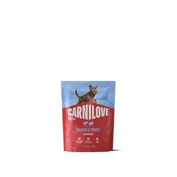 Корм сухий Carnilove Active Salmon & Turkey Kitten для кошенят лосось та індичка 400 г 1111223462 фото