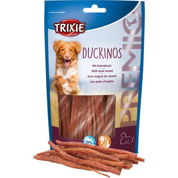 Ласощі Trixie Duckinos with Duck Breast для собак з качкою 80 г 1111135174 фото