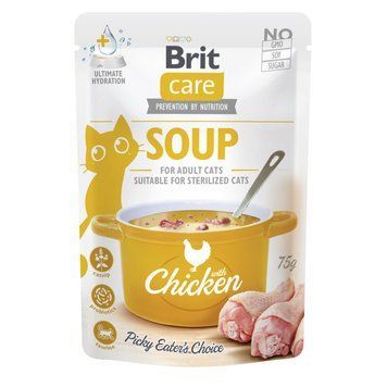 Корм вологий Brit Care Soup Chicken д/котів суп з куркою 75 г 1111182593 фото