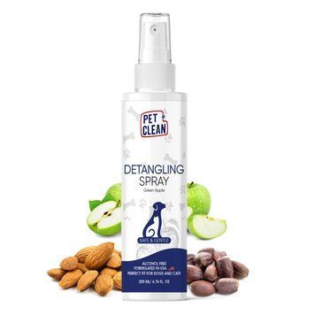 Спрей Pet Clean DETANGLING SPRAY для розплутування ковтунів у тварин кондиціонує та робить гладенькою шерсть 200мл 1111197399 фото