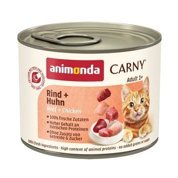 Корм вологий Carny Adult Beef Chicken для дорослих котів з яловичиною та куркою 200 г 1111171487 фото