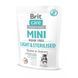 Корм сухий Brit Care Grain Free Mini Light Sterilised для дорослих собак дрібних порід з зайвою вагою або стерілізованих 400г 1111148828 фото 1