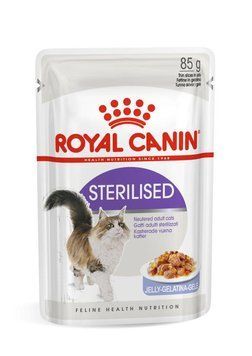 Вологий корм для дорослих стерилізованих котів ROYAL CANIN STERILISED IN JELLY 0.085 кг 1641164194 фото