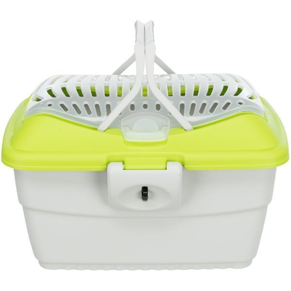 Переноска Trixie для гризунів Mini-Capri до 2 кг сіра/зелена пластик 40х22х30 см 1111115833 фото