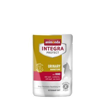 Корм ветеринарний вологий Integra Protect Urinary Struvit - pouch with beef для котів при сечокам яній хворобі з яловичиною 1111183677 фото