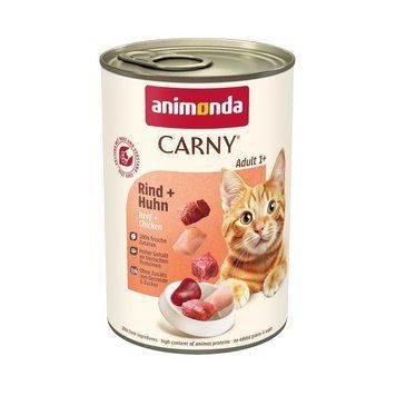 Корм вологий Carny Adult Beef Chicken для дорослих котів з яловичиною та куркою 400 г 1111171495 фото