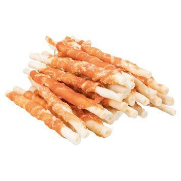Ласощі Trixie Denta Fun Chicken Chewing Rolls для собак Паличка для чищення зубів з куркою 12 см 240 г 30 шт 1111140898 фото