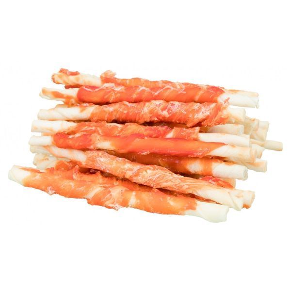 Ласощі Trixie Denta Fun Chicken Chewing Rolls для собак Паличка для чищення зубів з куркою 12 см 240 г 30 шт 1111140898 фото