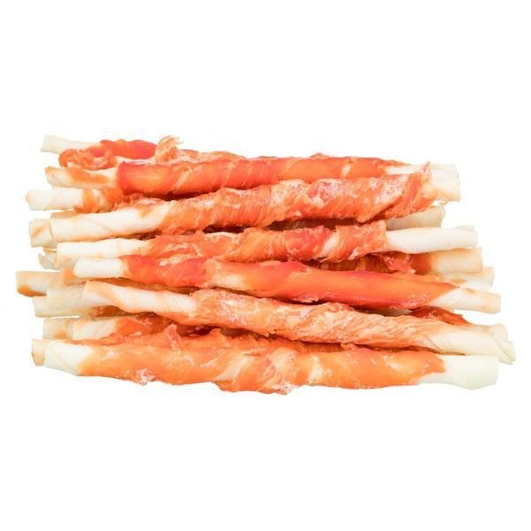 Ласощі Trixie Denta Fun Chicken Chewing Rolls для собак Паличка для чищення зубів з куркою 12 см 240 г 30 шт 1111140898 фото