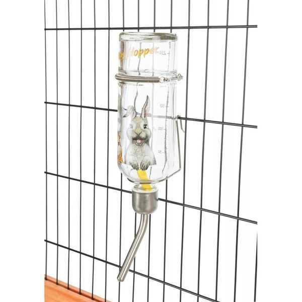 Поїлка Trixie Honey and Hopper для гризунів автоматична скляна 250 мл 1111114040 фото