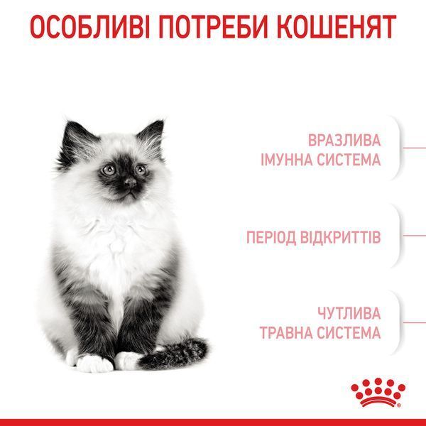 Корм для кошенят віком до 12 місяців ROYAL CANIN KITTEN 1.2 кг 2579206008 фото