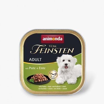 Корм вологий Vom Feinsten Adult with Turkey duck для дорослих собак з індичкою і качкою 150 г 1111171513 фото