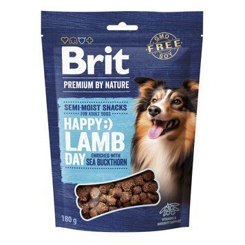 Ласощі Brit Premium Semi-moist Snacks Lamb with Sea Buckthorn напіввологі для cобак з ягням і обліпихою 180 г 1111196078 фото