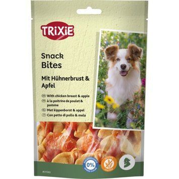 Ласощі Trixie Bites with Chicken Breast & Apple для собак з куркою та яблуком 100 г 1111138613 фото