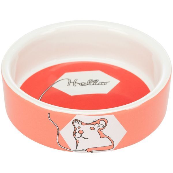 Миска Trixie для гризунів Hello Hamster хом'як керамічна 8 см 90 мл 1111165634 фото