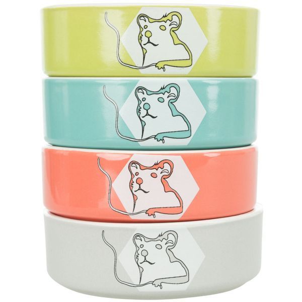 Миска Trixie для гризунів Hello Hamster хом'як керамічна 8 см 90 мл 1111165634 фото
