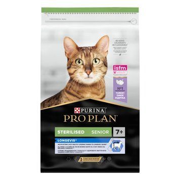 ProPlan Sterilised Senior. З індичкою. Для стерилізованих котів, сух 10кг 7613034989314 фото