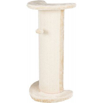 Дряпка Trixie для котів Lorca кутова з іграшкою сизаль/плюш бежева 37x27х75 см 1111117670 фото