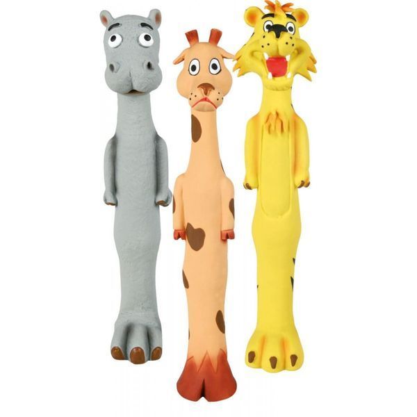 Іграшка Trixie Longies для собак Тварини-сафарі з пискавкою латекс 30-32 см 1111123863 фото