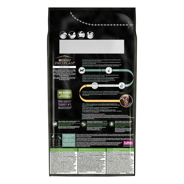 ProPlan LiveClear Sterilised. З індичкою. Для стерилізованих котів, сух 1,4кг 7613287232564 фото