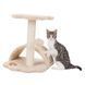Дряпка Trixie Junior Vitoria для котів з іграшкою на мотузці сизаль/плюш бежева 36х36х43 см 1111114599 фото 4